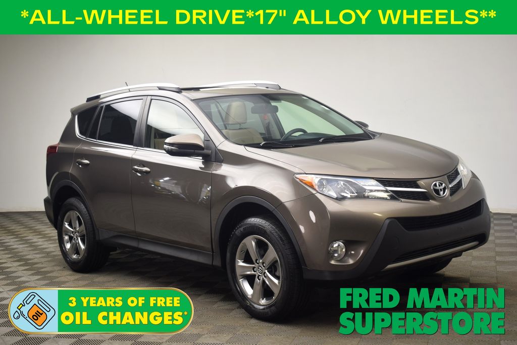 Pyrite Mica 2015 Toyota RAV4 XLE AWD SUV / Crossover All-Wheel Drive 6-Speed Automatic