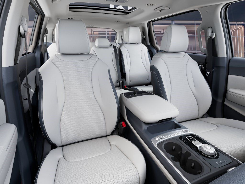 2027 Kia Carnival Hybrid SX PRESTIGE AUTO White at Shottenkirk Kia Fort Bend