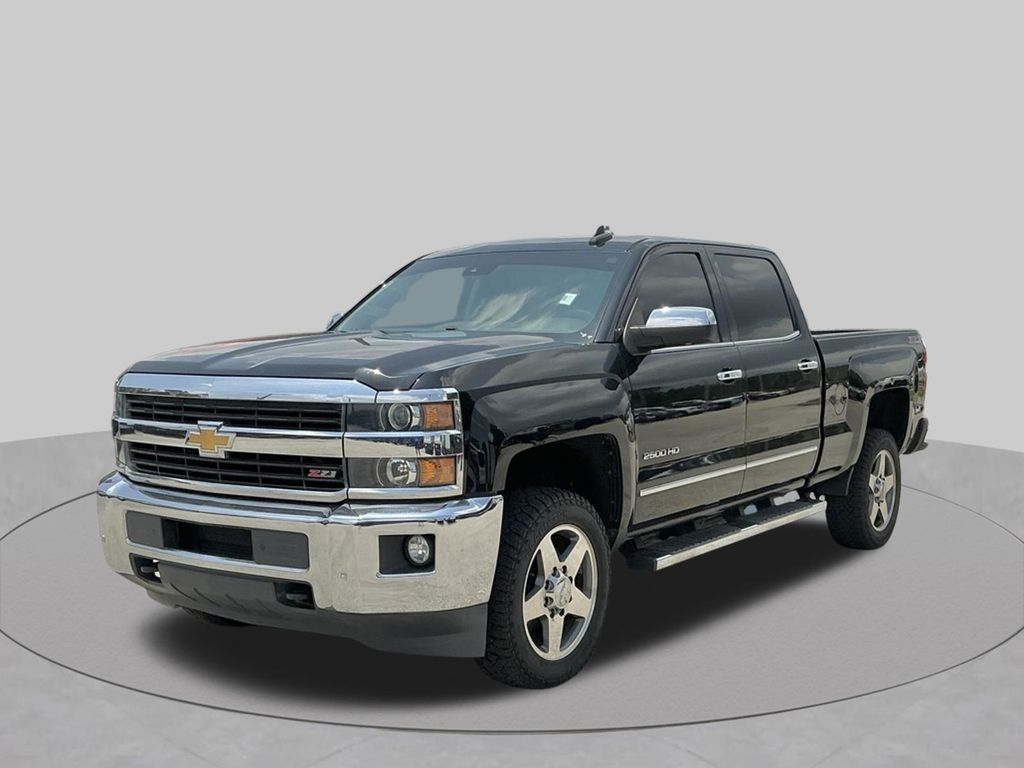 Black 2017 Chevrolet Silverado 2500HD Pickup Truck Four-Wheel Drive 6-Speed Automatic Overdrive