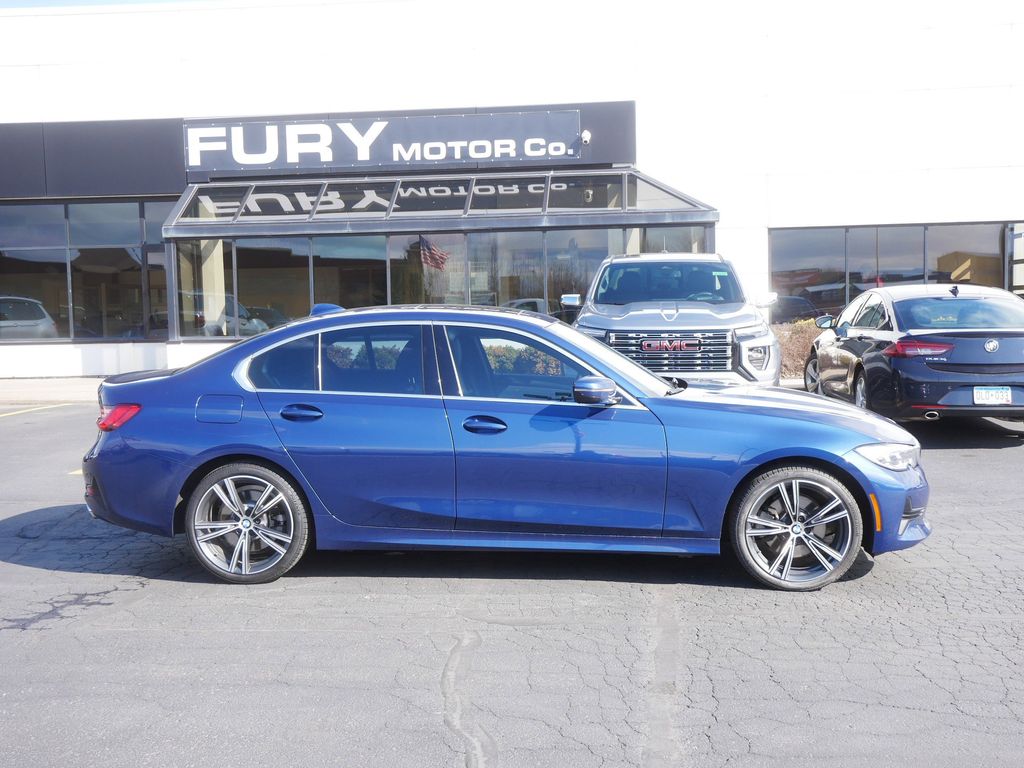 Phytonic Blue Metallic 2021 BMW 3 Series 330i xDrive AWD Sedan All-Wheel Drive 8-Speed Automatic