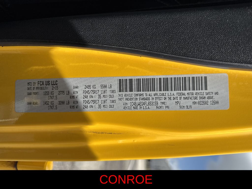 2015 Jeep Wrangler Unlimited Sahara Yellow at Bayshore Chrysler Jeep Dodge Ram