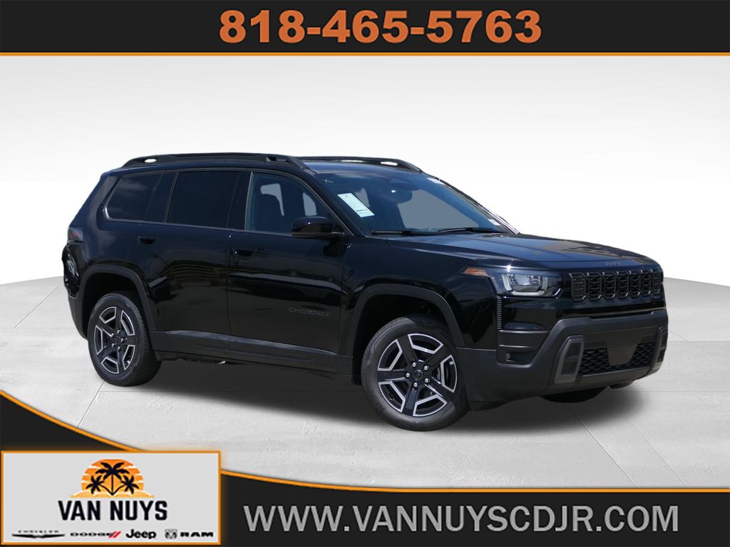 Diamond Black 2026 Jeep Cherokee SUV / Crossover Four-Wheel Drive Continuously Variable Transmission