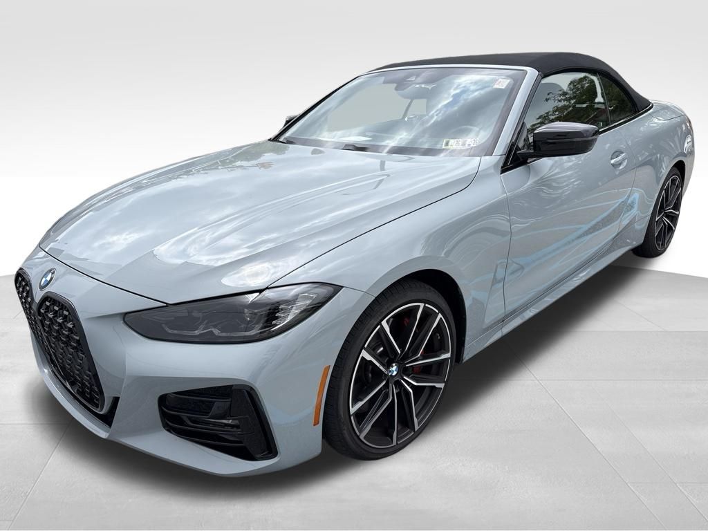 Brooklyn Gray Metallic 2024 BMW 4 Series Convertible All-Wheel Drive 8-Speed Automatic
