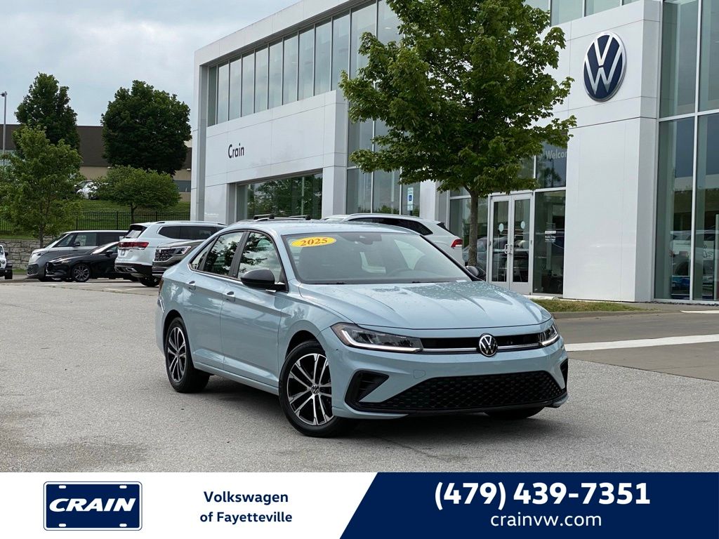 Gray 2025 Volkswagen Jetta Sedan Front-Wheel Drive 8-Speed Automatic