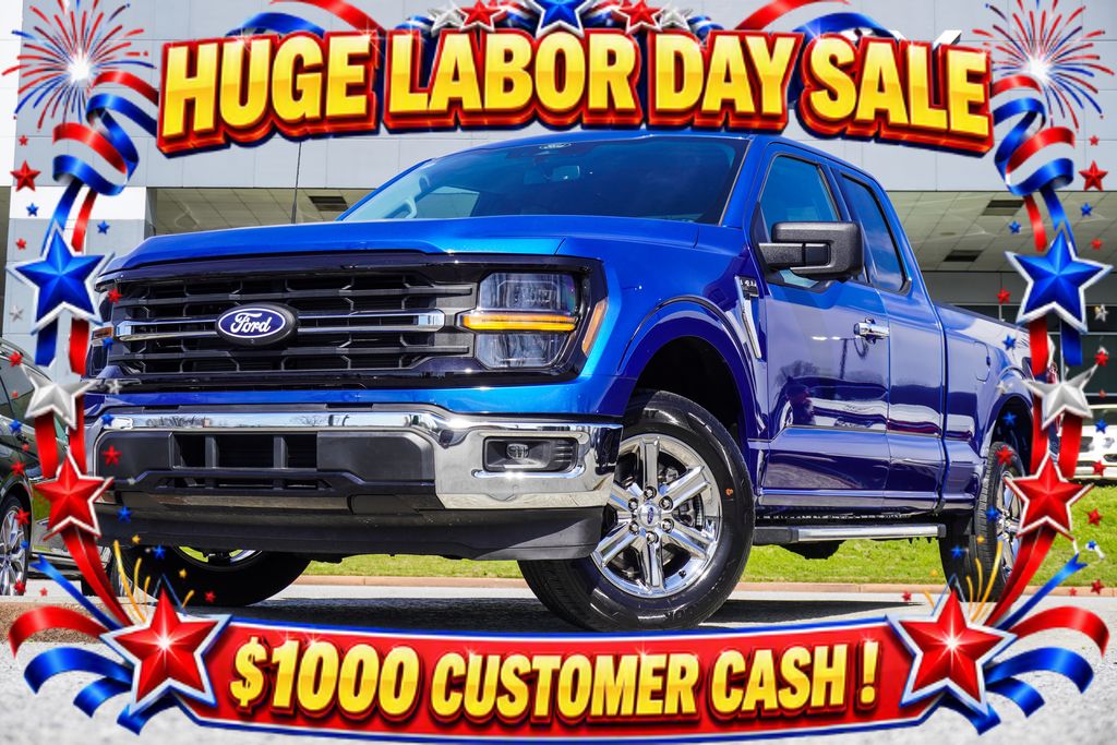 Blue Metallic 2024 Ford F-150 Pickup Truck 4X2 Automatic