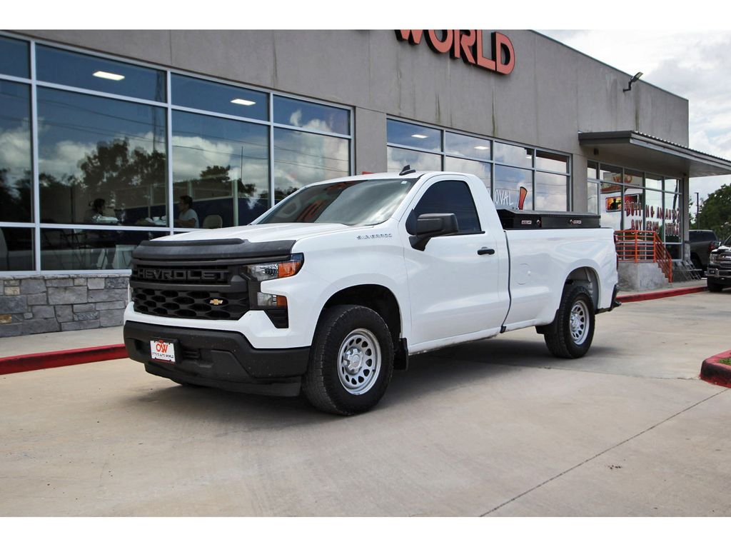 Summit White 2022 Chevrolet Silverado 1500 Pickup Truck 4X2 Automatic