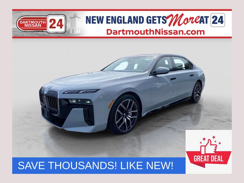 Brooklyn Gray Metallic 2023 BMW 7 Series Sedan All-Wheel Drive 8-Speed Automatic