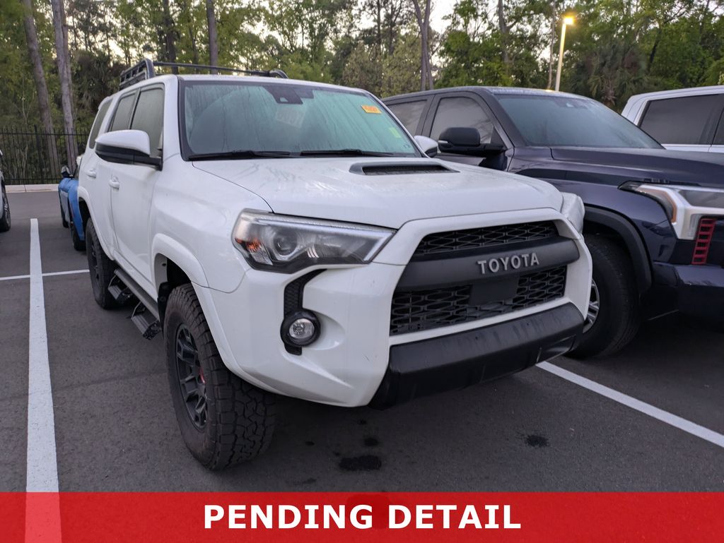 Super White 2021 Toyota 4Runner TRD Pro 4WD SUV / Crossover Four-Wheel Drive 5-Speed Automatic Overdrive