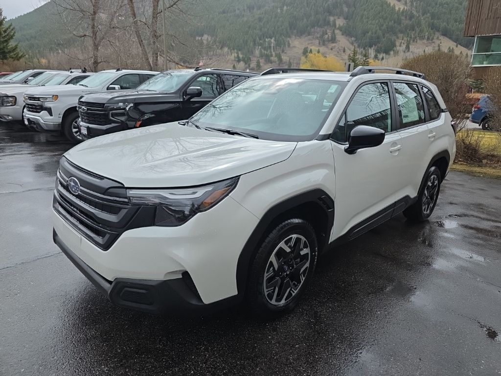 Crystal White Pearl 2026 Subaru Forester SUV / Crossover All-Wheel Drive Continuously Variable Transmission