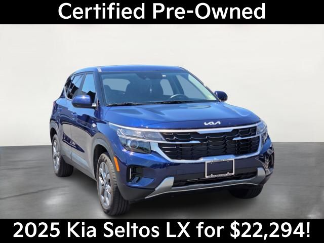 Dark Ocean Blue 2025 Kia Seltos SUV / Crossover All-Wheel Drive Continuously Variable Transmission