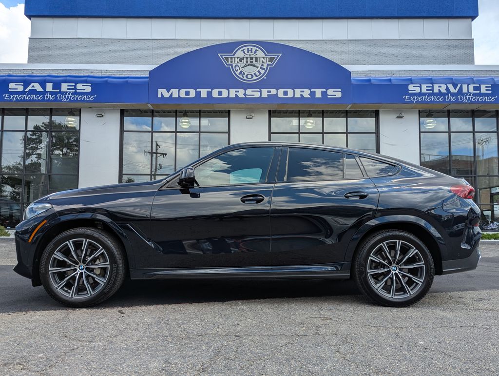 Carbon Black Metallic 2023 BMW X6 SUV / Crossover All-Wheel Drive 8-Speed Automatic