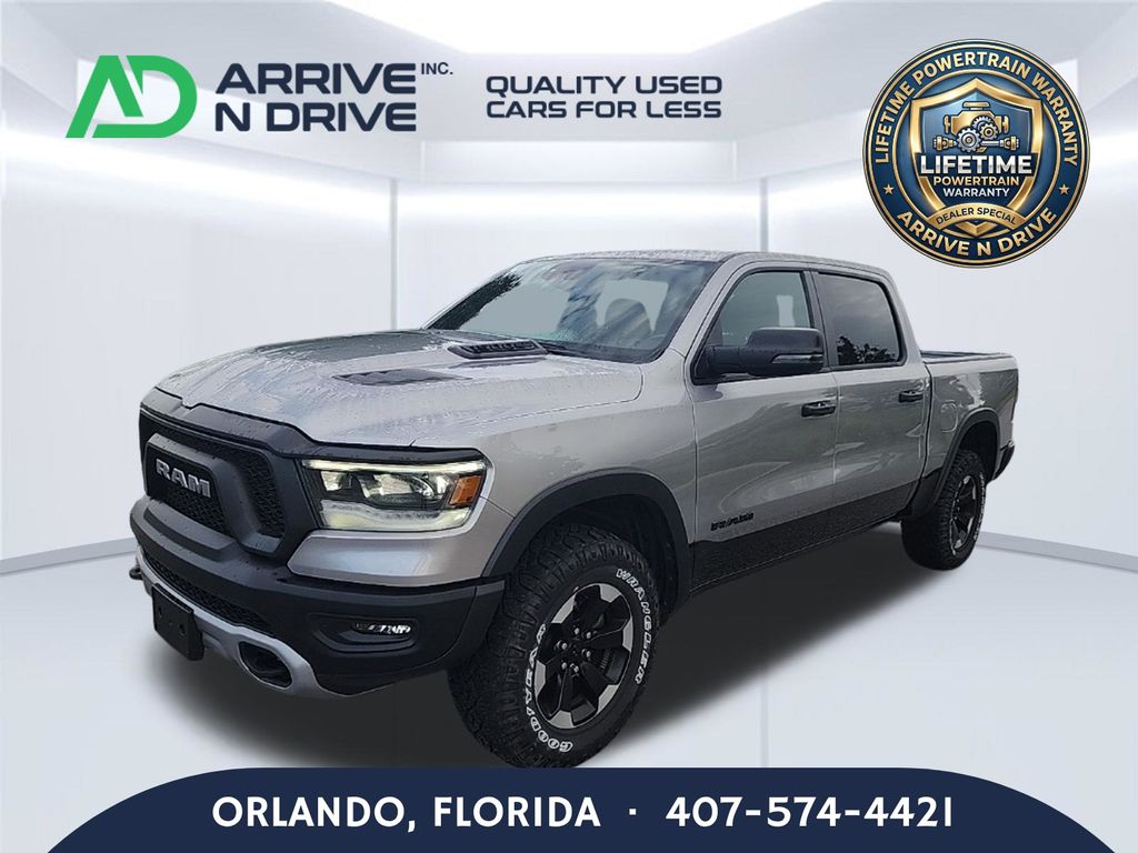 Billet Silver Metallic Clearcoat 2024 RAM 1500 Pickup Truck Four-Wheel Drive 8-Speed Automatic