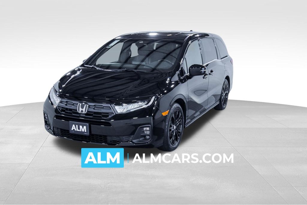 Black 2025 Honda Odyssey Minivan Front-Wheel Drive Automatic