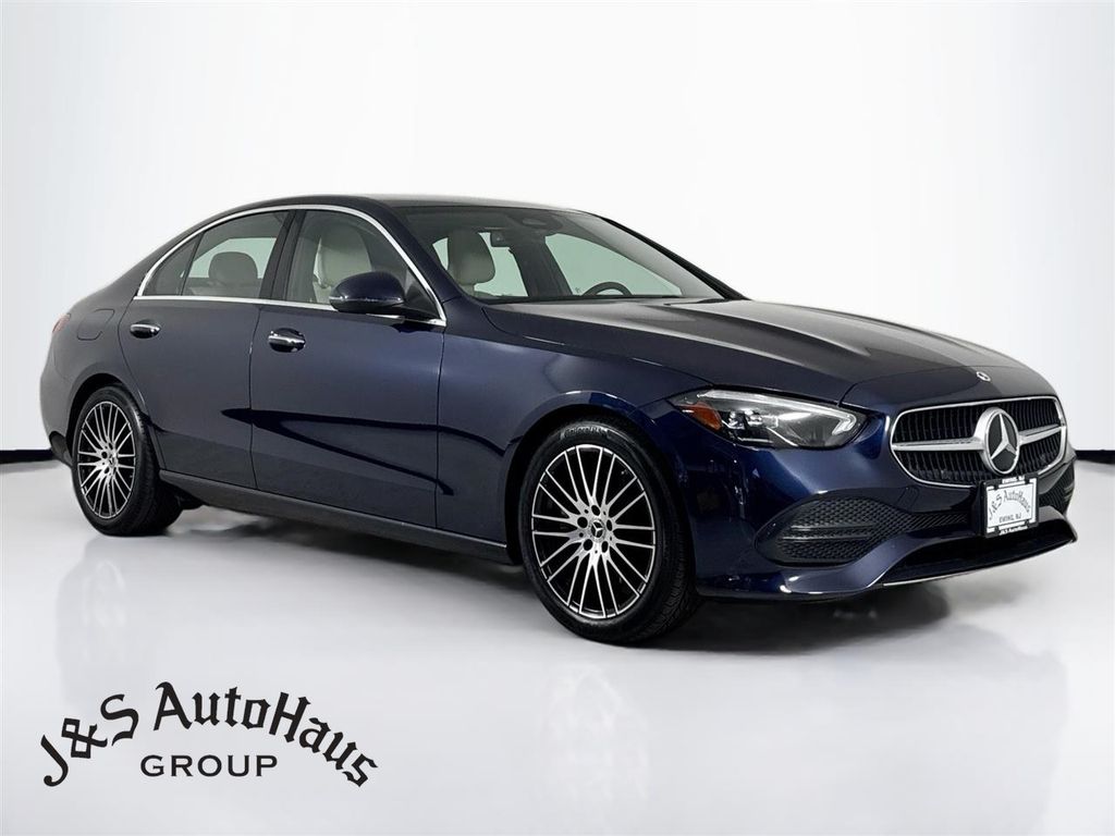 Blue 2023 Mercedes-Benz C-Class C 300 4MATIC Sedan All-Wheel Drive 9-Speed Automatic