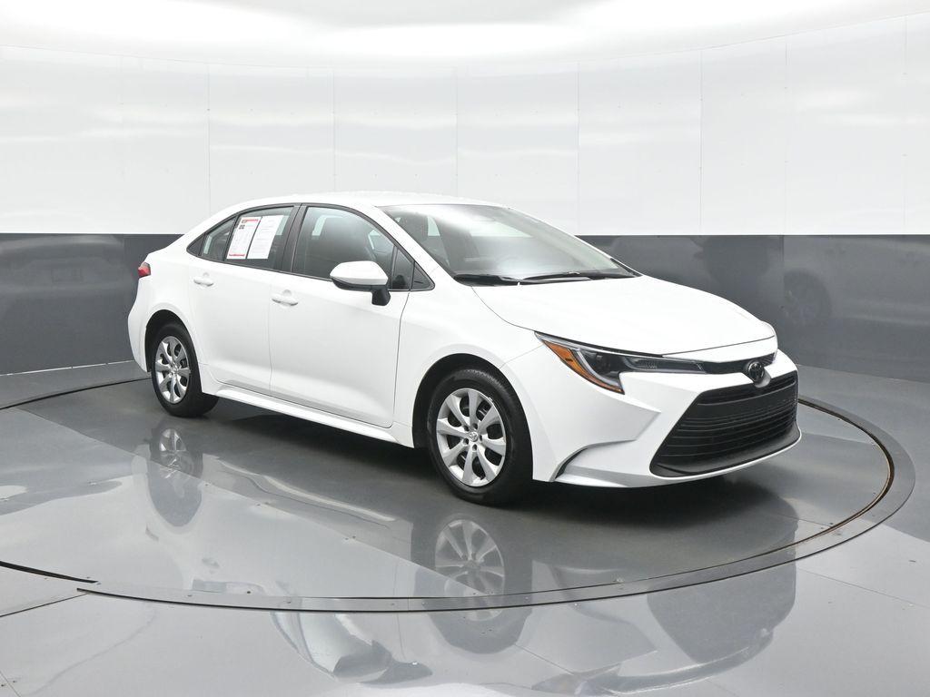 Ice 2025 Toyota Corolla LE FWD Sedan Front-Wheel Drive Continuously Variable Transmission