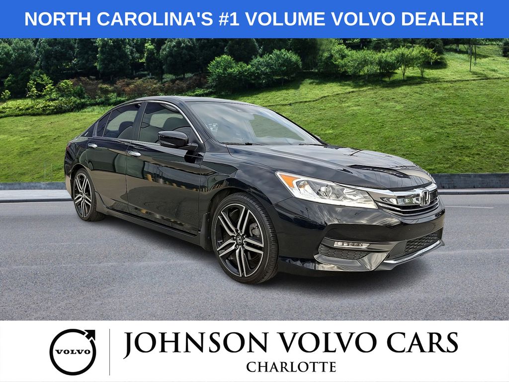 Crystal Black Pearl 2016 Honda Accord Sedan Front-Wheel Drive Continuously Variable Transmission