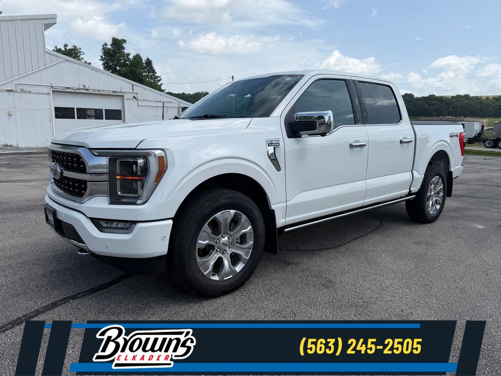 Star White Metallic Tri-Coat 2022 Ford F-150 Pickup Truck Four-Wheel Drive Automatic