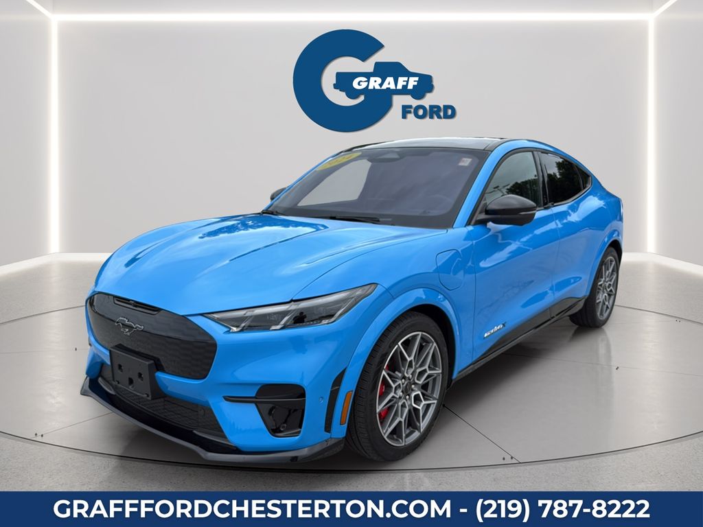 Grabber Blue Metallic 2024 Ford Mustang Mach-E SUV / Crossover All-Wheel Drive Automatic