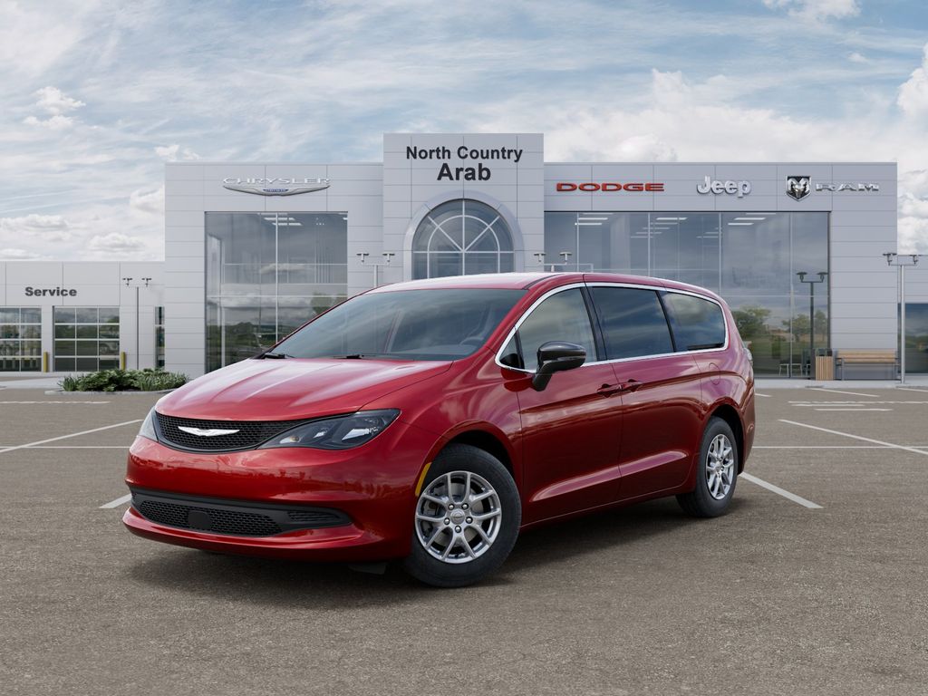 Red Hot Pearlcoat 2026 Chrysler Voyager Minivan Front-Wheel Drive 9-Speed Automatic