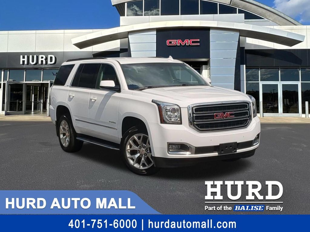 Summit White 2019 GMC Yukon SUV / Crossover Four-Wheel Drive 6-Speed Automatic Overdrive