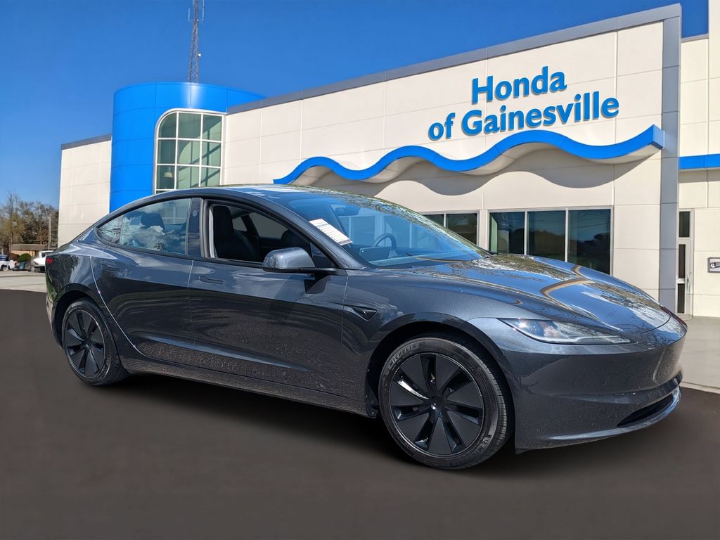 Gray 2025 Tesla Model 3 Sedan Rear-Wheel Drive 1-Speed Automatic