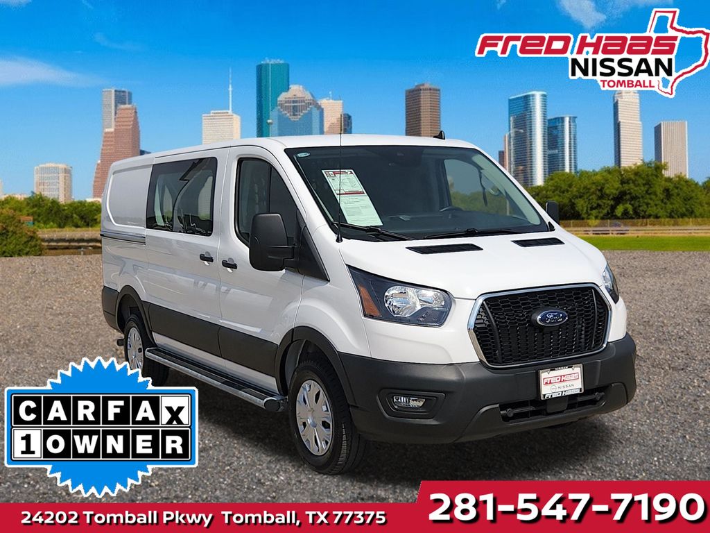 Oxford White 2025 Ford Transit Cargo Van Rear-Wheel Drive
