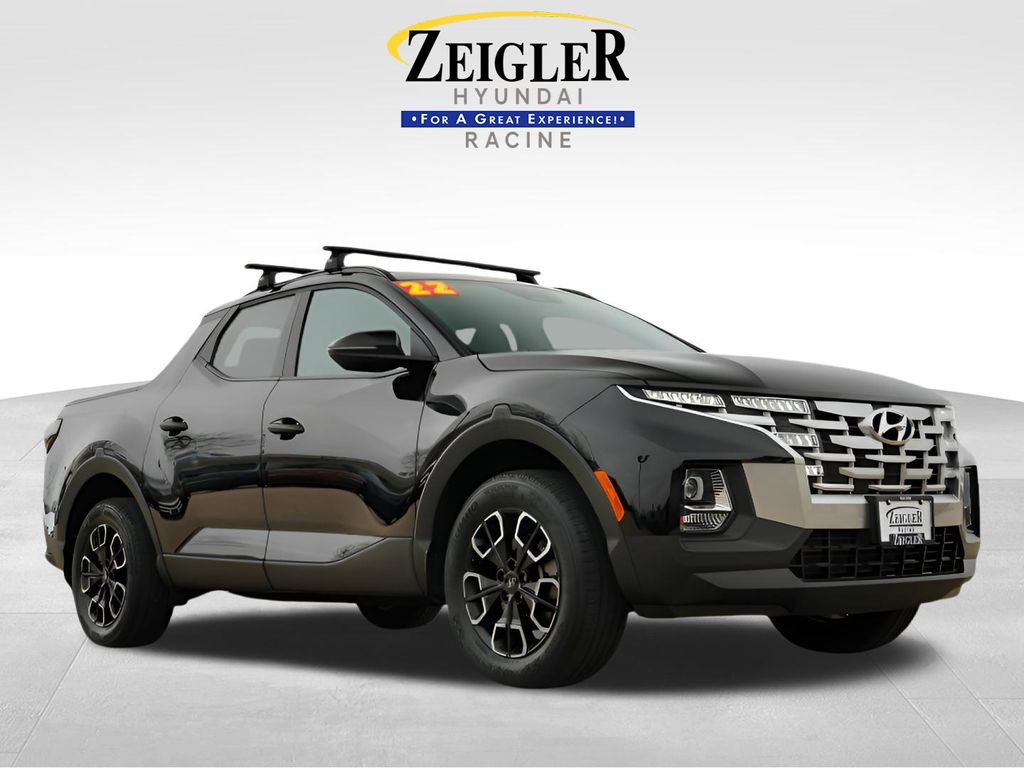Phantom Black 2022 Hyundai Santa Cruz SEL Crew Cab AWD Pickup Truck All-Wheel Drive 8-Speed Automatic