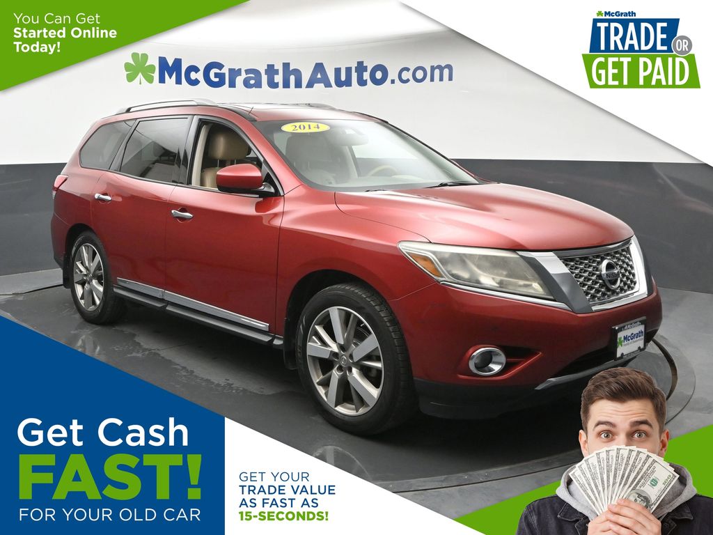 Cayenne Red Pearl 2014 Nissan Pathfinder Platinum SUV / Crossover Front-Wheel Drive Continuously Variable Transmission