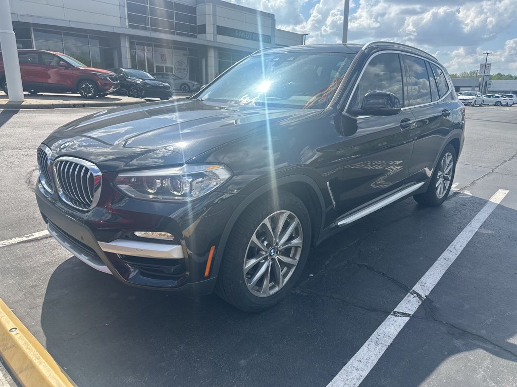 Black Sapphire Metallic 2019 BMW X3 sDrive30i RWD SUV / Crossover Rear-Wheel Drive 8-Speed Automatic