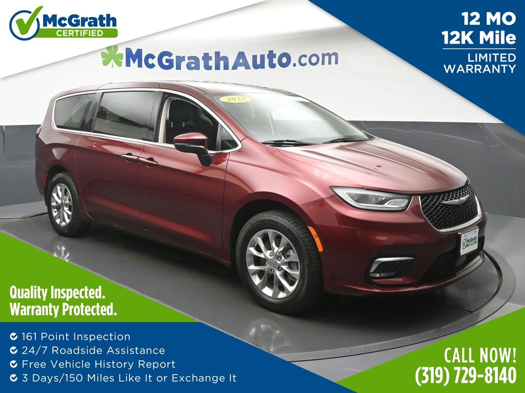 Velvet Red Pearlcoat 2023 Chrysler Pacifica Minivan All-Wheel Drive 9-Speed Automatic