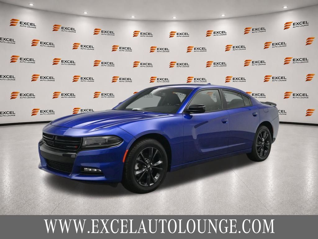 Indigo Blue 2022 Dodge Charger Sedan All-Wheel Drive 8-Speed Automatic