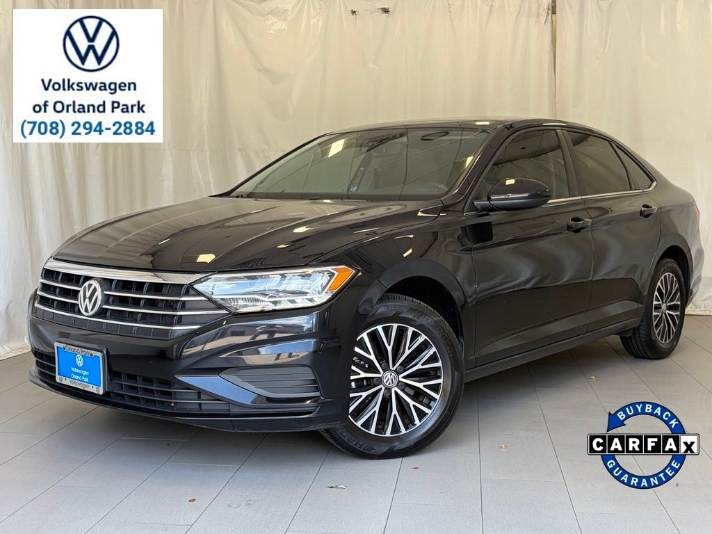 Deep Black 2021 Volkswagen Jetta Sedan Front-Wheel Drive 8-Speed Automatic