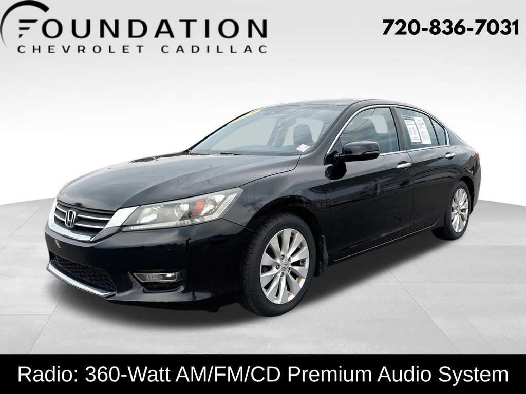 Crystal Black Pearl 2013 Honda Accord Sedan Front-Wheel Drive Continuously Variable Transmission
