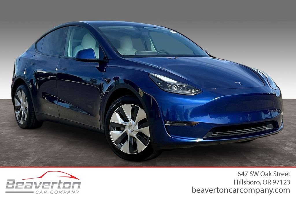 Blue 2023 Tesla Model Y SUV / Crossover All-Wheel Drive 1-Speed Automatic