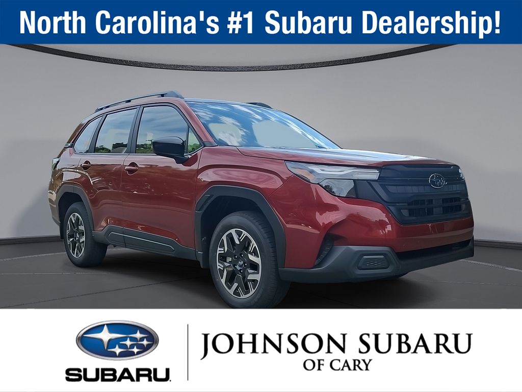 Crimson Red Pearl 2026 Subaru Forester SUV / Crossover All-Wheel Drive Continuously Variable Transmission