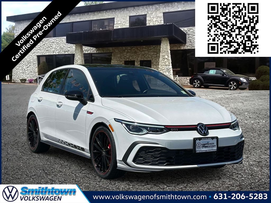 Opal White 2023 Volkswagen Golf GTI 40th Anniversary Edition FWD Hatchback Front-Wheel Drive 7-Speed Dual Clutch