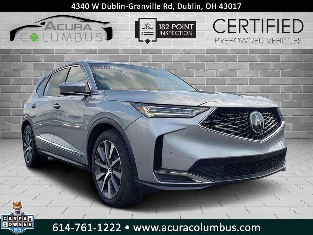 Solar Silver Metallic 2026 Acura MDX SUV / Crossover All-Wheel Drive Automatic