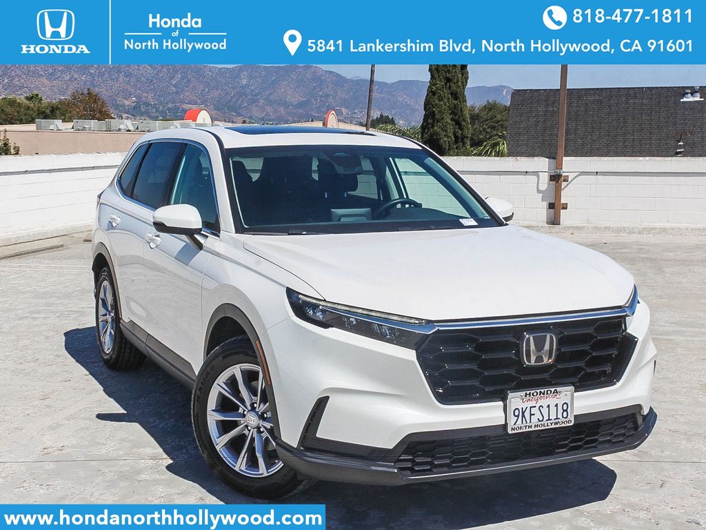 Platinum White Pearl 2024 Honda CR-V SUV / Crossover Front-Wheel Drive Continuously Variable Transmission