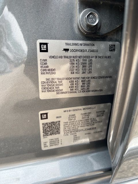 2020 Chevrolet Silverado 1500