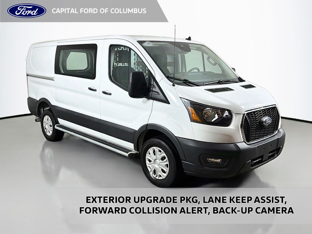 Oxford White 2025 Ford Transit Cargo Van Rear-Wheel Drive 