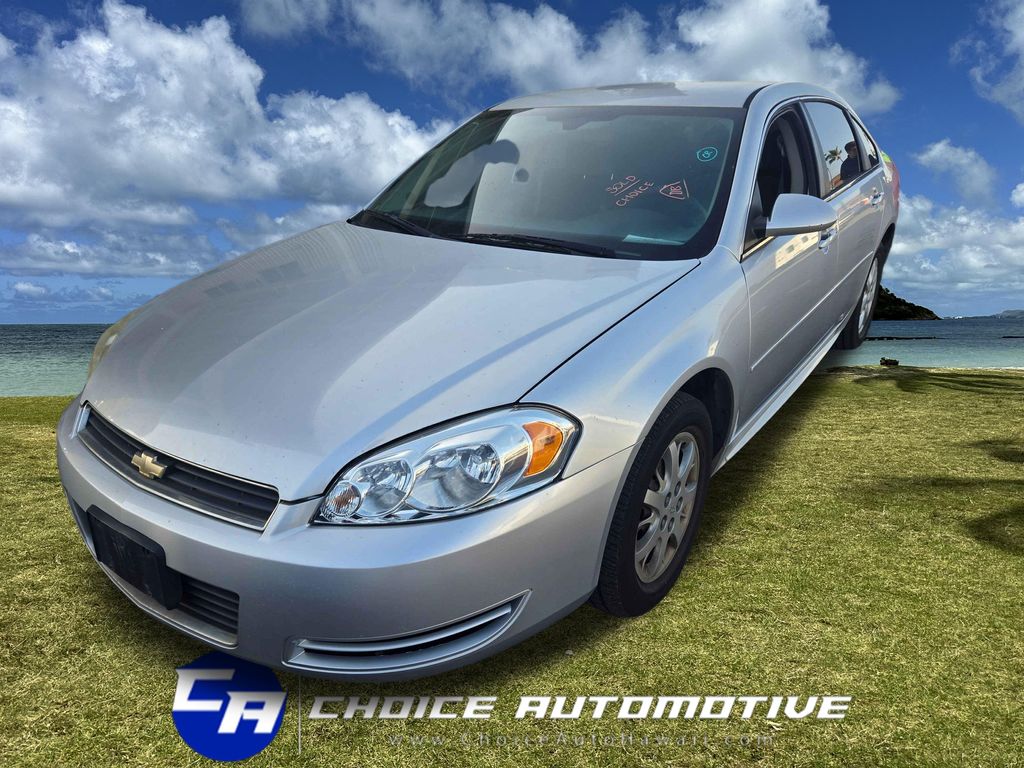 Silver Ice Metallic 2011 Chevrolet Impala Police FWD Sedan Front-Wheel Drive 4-Speed Automatic Overdrive