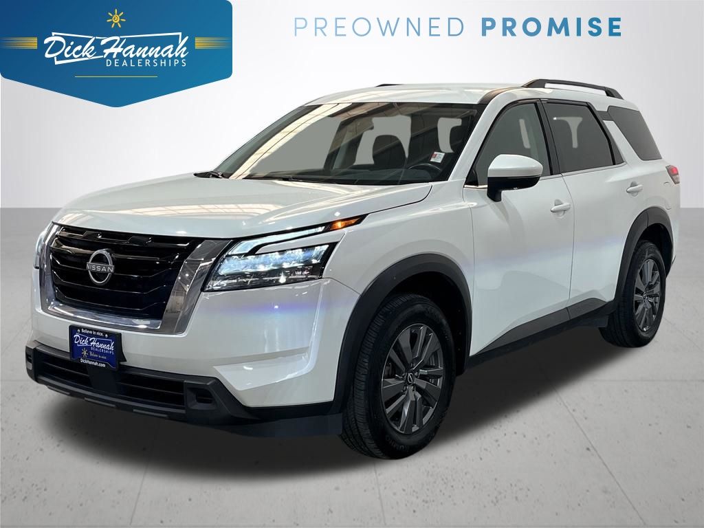 Pearl White Tricoat 2024 Nissan Pathfinder SUV / Crossover All-Wheel Drive 9-Speed Automatic