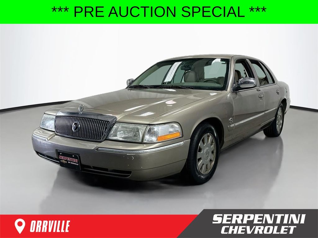 Brown (Arizona Beige Clearcoat Metallic) 2005 Mercury Grand Marquis LS Premium Sedan Rear-Wheel Drive 4-Speed Automatic Overdrive