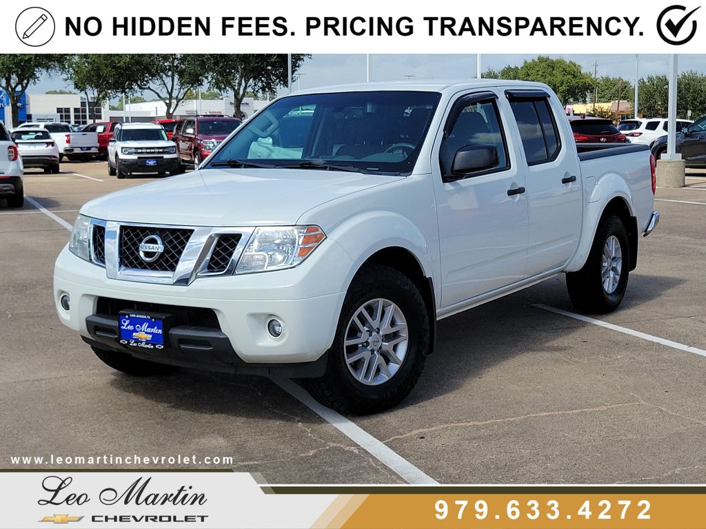 Glacier White 2021 Nissan Frontier Pickup Truck 4X2 9-Speed Automatic