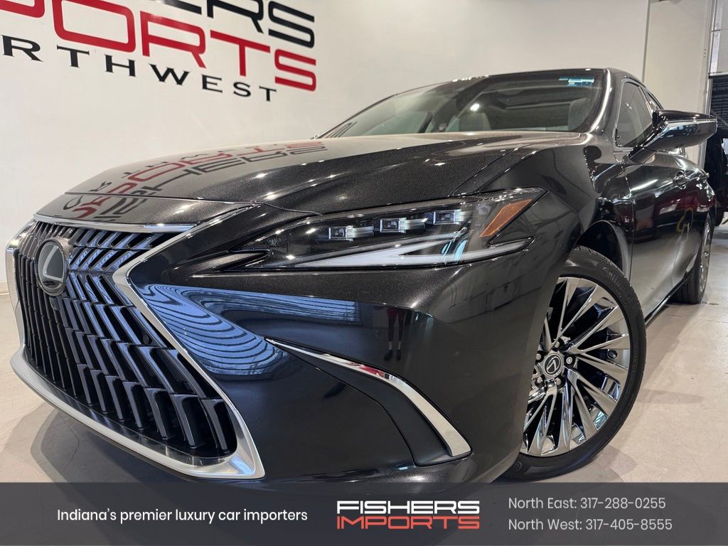 Black (Caviar) 2025 Lexus ES Sedan Front-Wheel Drive 8-Speed Automatic
