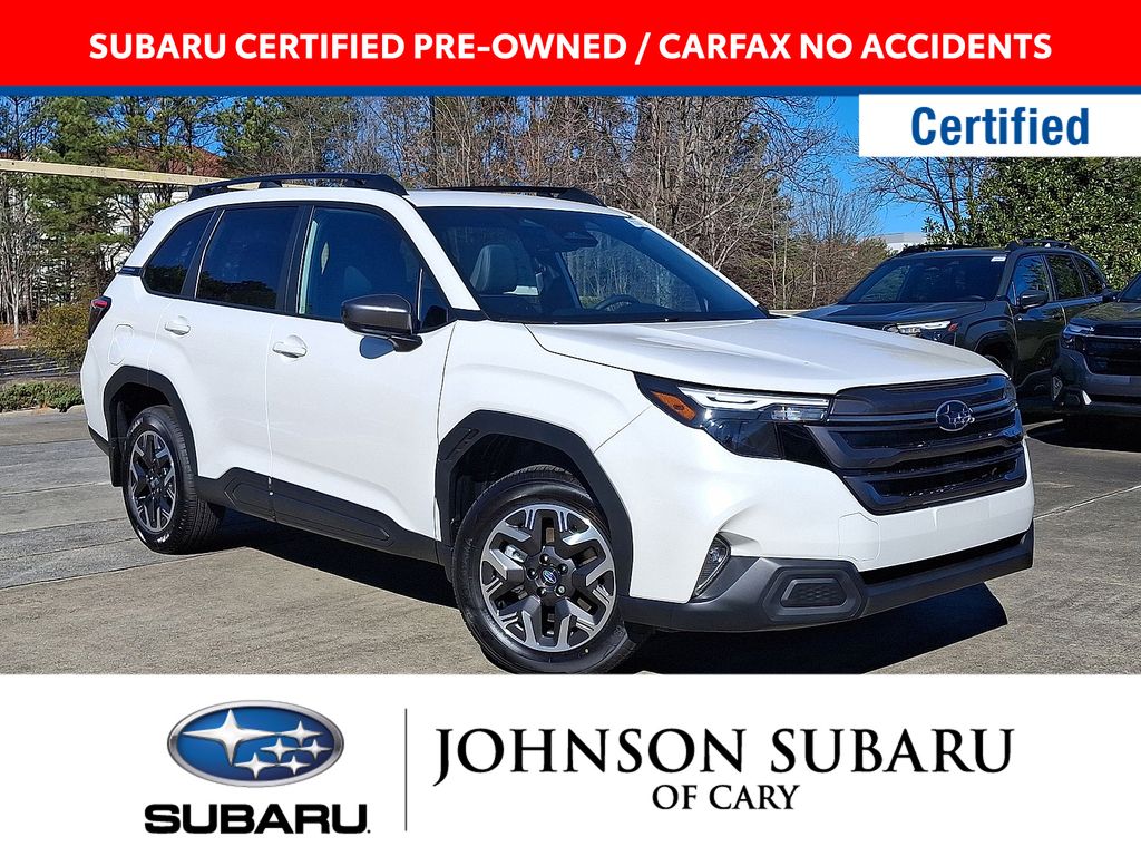 Crystal White Pearl 2026 Subaru Forester SUV / Crossover All-Wheel Drive Continuously Variable Transmission