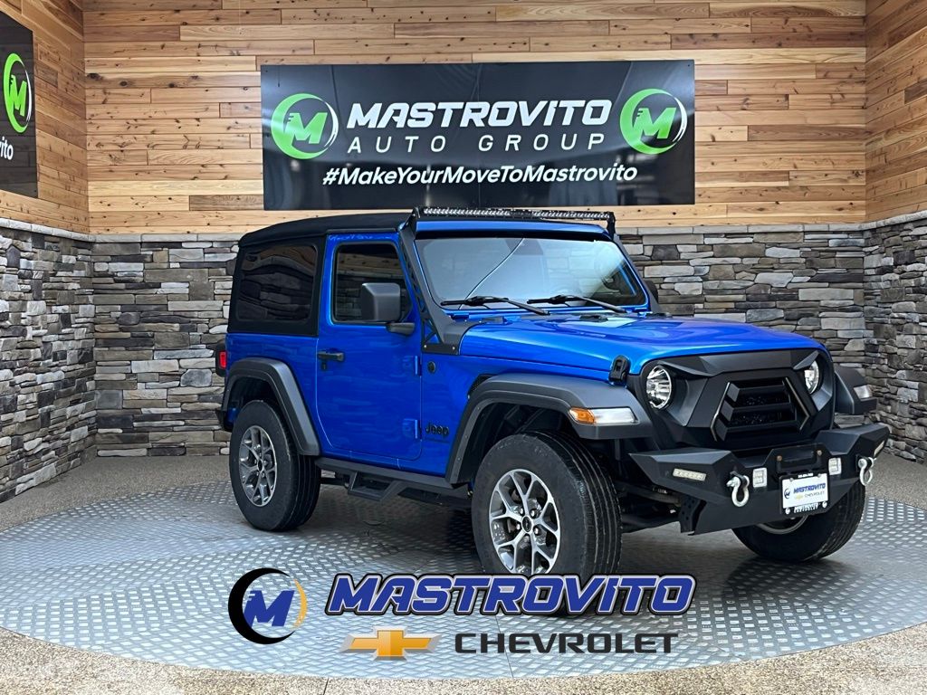 Hydro Blue Pearl Coat 2024 Jeep Wrangler SUV / Crossover Four-Wheel Drive 8-Speed Automatic