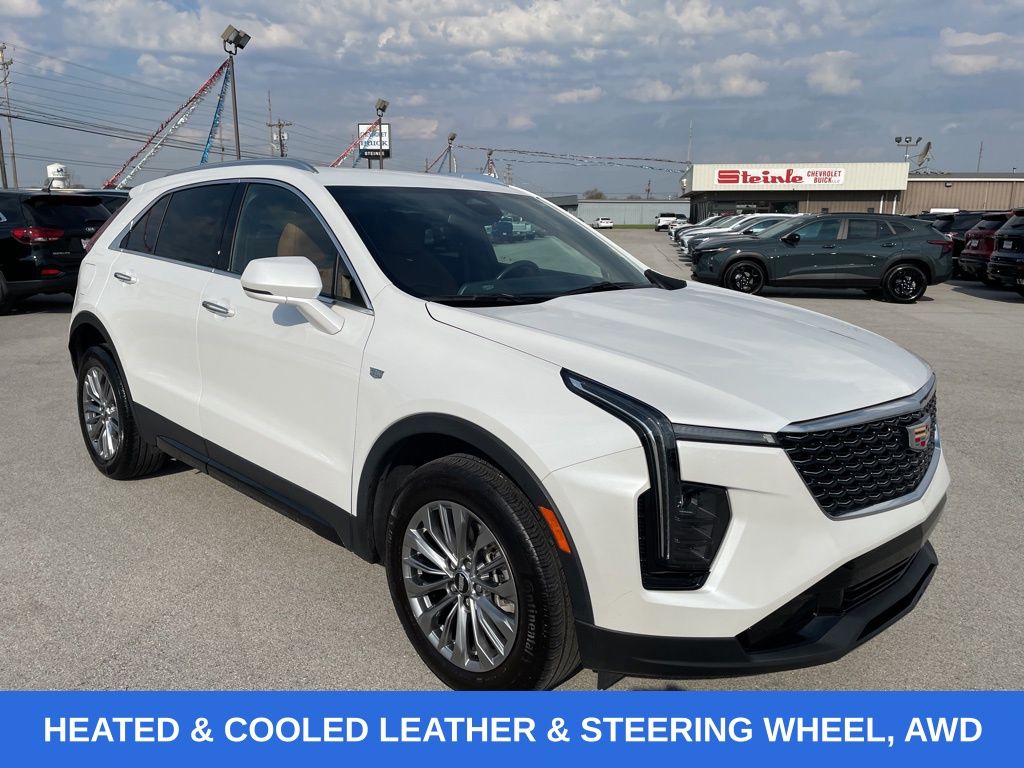 Crystal White Tricoat 2024 Cadillac XT4 Premium Luxury AWD SUV / Crossover Four-Wheel Drive 9-Speed Automatic