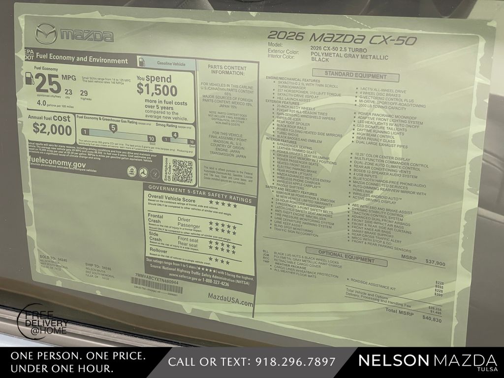 New 2026 Gray Mazda 2.5 Turbo image 17