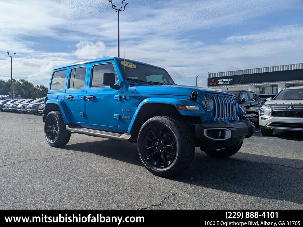 Blue Pearl 2022 Jeep Wrangler 4xe SUV / Crossover Four-Wheel Drive 8-Speed Automatic